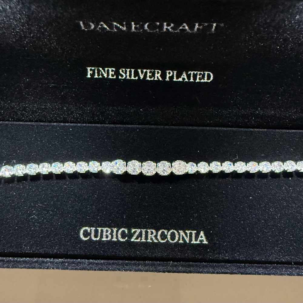 Craft Silver Bracelet with Cubic Zirconia